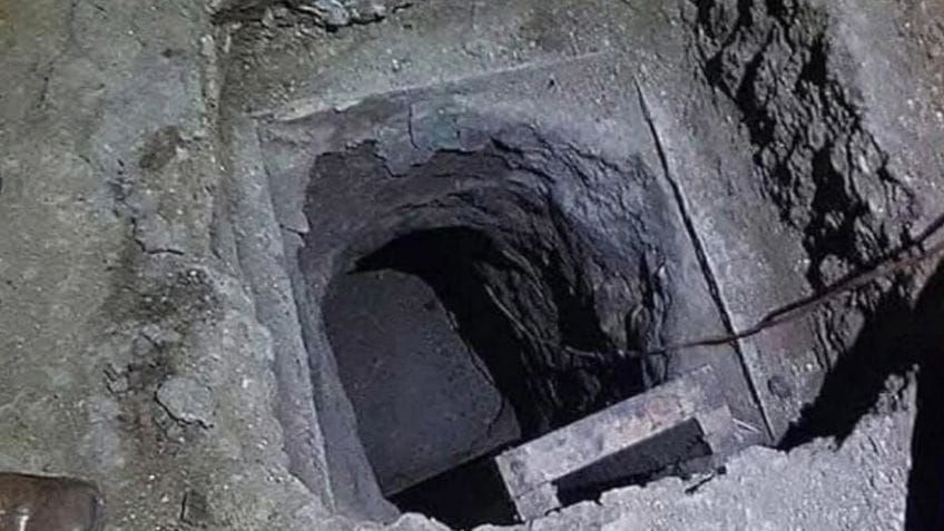Albañil construye túnel para verse con su amante y lo descubren