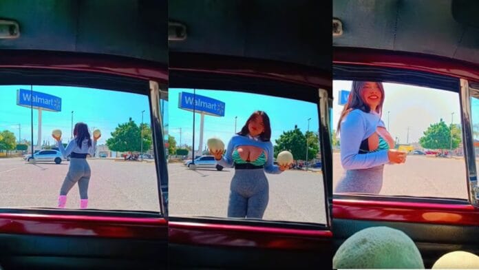 Vendedora se vuelve viral en Tiktok y deja a medio internet con la boca abierta al vender melones