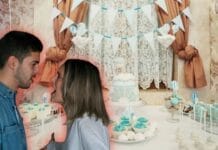 Escándalo en Baby Shower: Mujer enfurece al captar a su pareja mirando a una invitada (VIDEO) baby shower pelea infidelidad