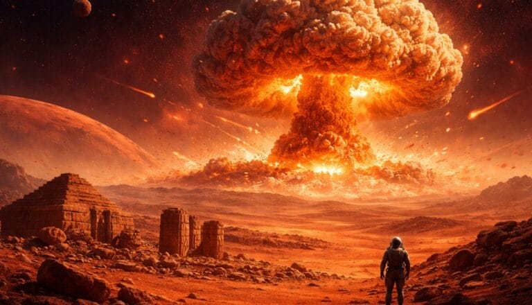 Científico asegura que civilización en Marte fue destruida con bombas nucleares