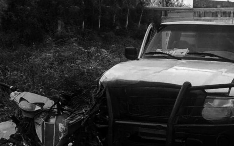 Motociclista atropellado Lepán Tecoh  Mérida Peto