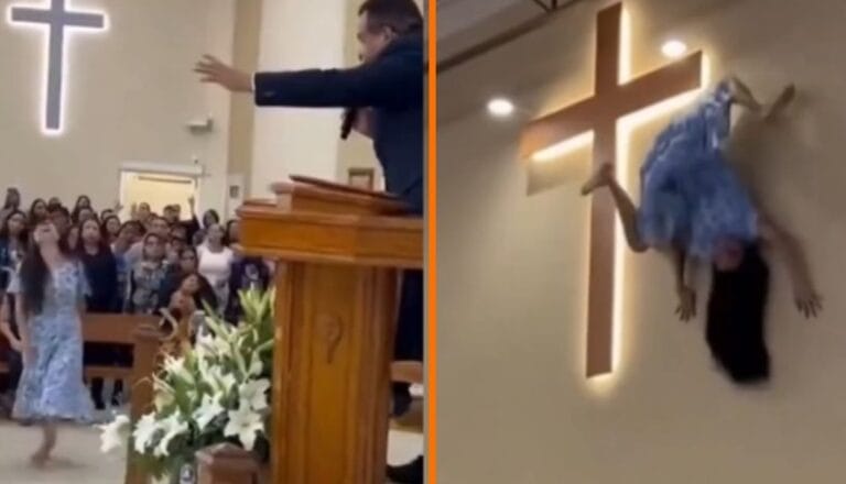 Video de supuesto exorcismo en iglesia desata miedo en redes