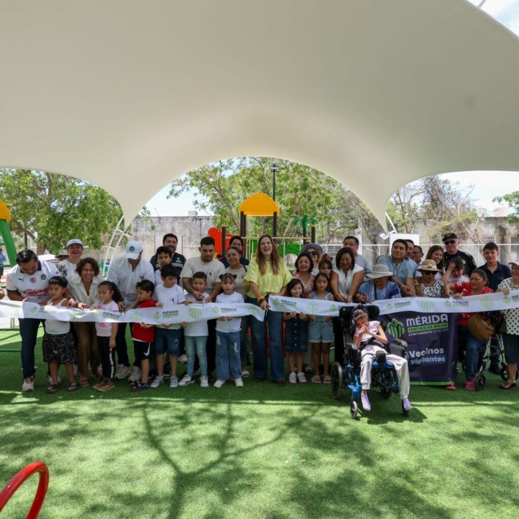 Mérida apuesta por la gente: inauguran parque y calles con participación ciudadana