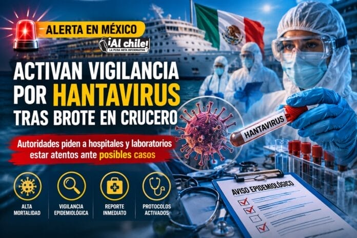 México emite primera alerta por hantavirus y ya vigilan posibles casos tras brote masivo en crucero