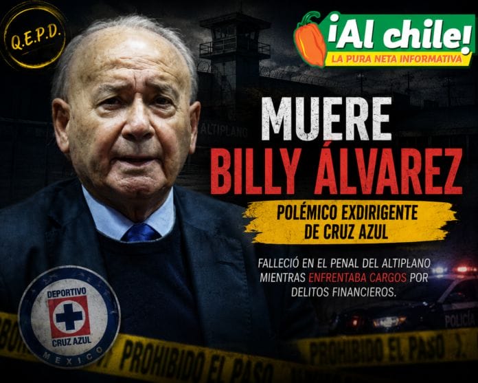 Se apaga Billy Álvarez: muere el polémico exjefe de Cruz Azul en prisión