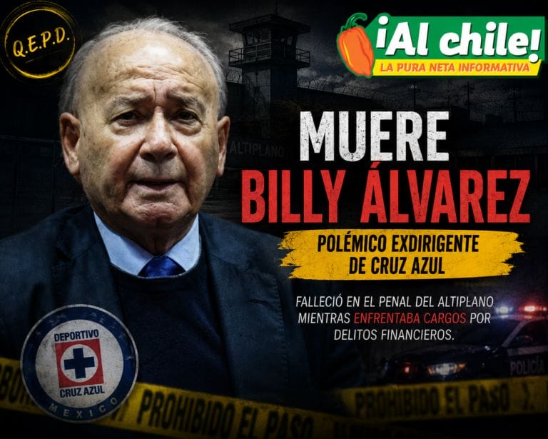 Se apaga Billy Álvarez: muere el polémico exjefe de Cruz Azul en prisión