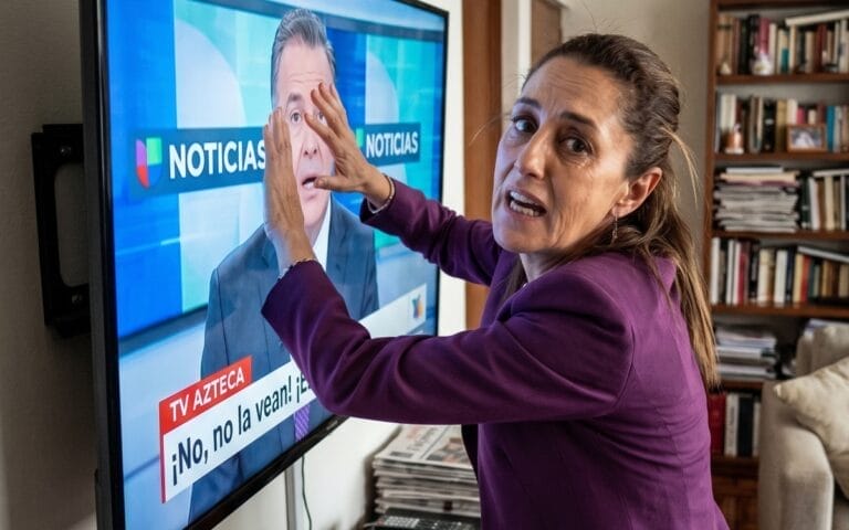 Claudia Sheinbaum pide no ver TV Azteca censura libertad de expresión