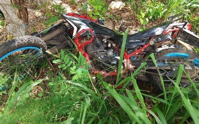 Trágico accidente carretera Oxkutzcab  Akil motociclista