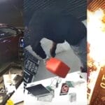 Le salió caro el “trabajito”: ratero termina envuelto en fuego tras incendiar dispensario