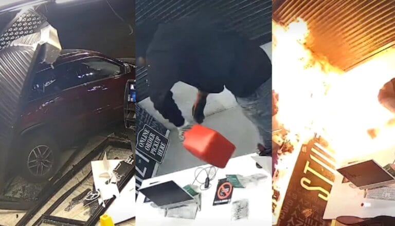 Le salió caro el “trabajito”: ratero termina envuelto en fuego tras incendiar dispensario