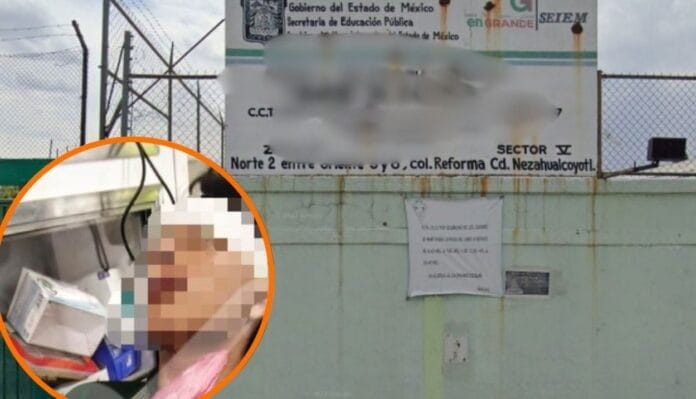 Chavita golpeó a compañero con un talache dentro de secundaria: el pobre casi no la libra