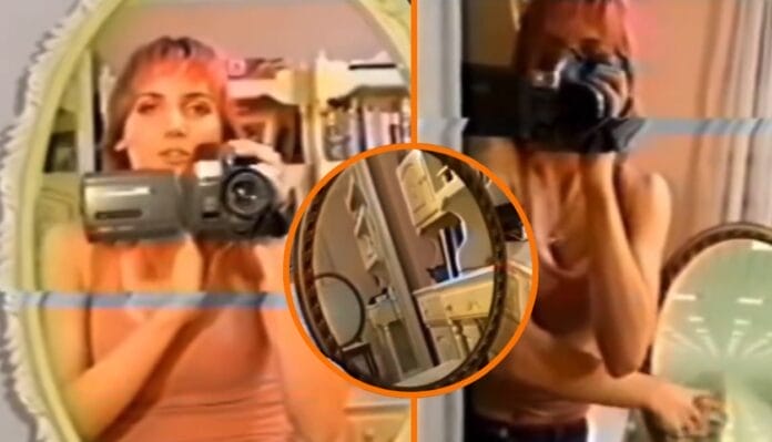 Dicen que cruzó un portal que creó entre espejos y jamás regresó: el video aterró a internet