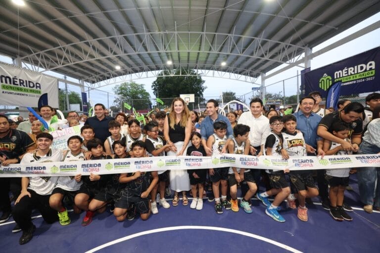 “Mérida merece lo mejor”: Cecilia Patrón inaugura nuevo domo en el sur de la ciudad