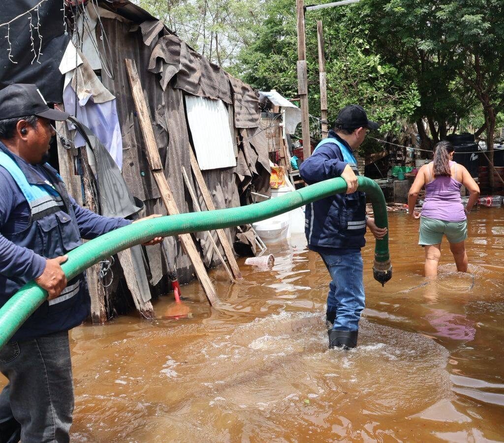 Mérida bajo el agua: mantienen alerta permanente tras histórica lluvia