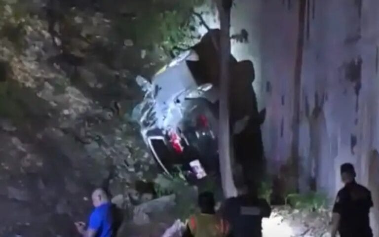 accidente en el puente de Progreso