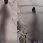 desnudo en bicicleta en la  colonia Mulsay de Mérida