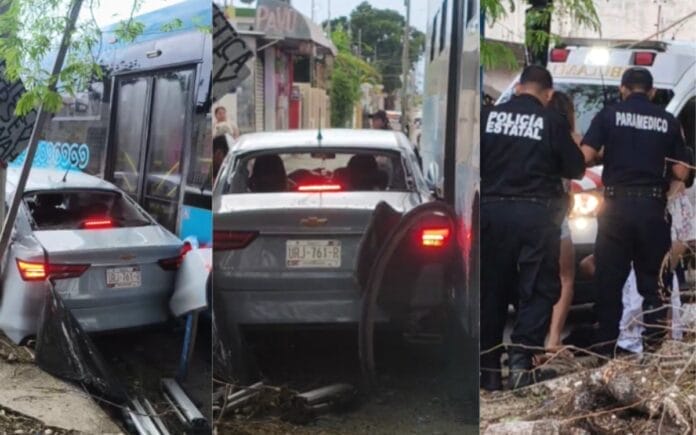 embestidas por un Va y Ven en la colonia Azcorra