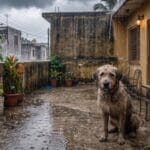 multa por dejar animales bajo la lluvia en Yucatán