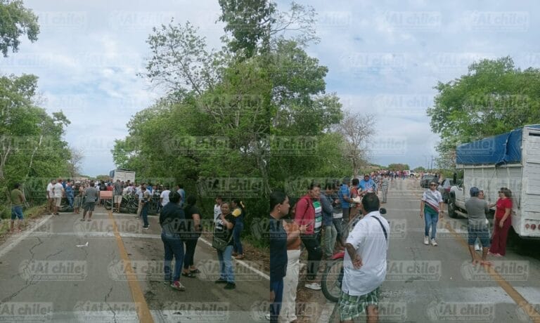 Pobladores de Celestún bloquean la entrada del puerto tras el brutal accidente