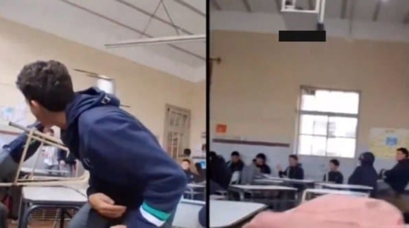 VIDEO: Alumno le parte la mandíbula a maestro por arrojarle su celular al suelo