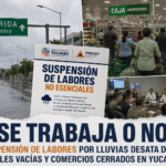 ¿Se chambea o no? La suspensión de labores por lluvias desata confusión en Yucatán