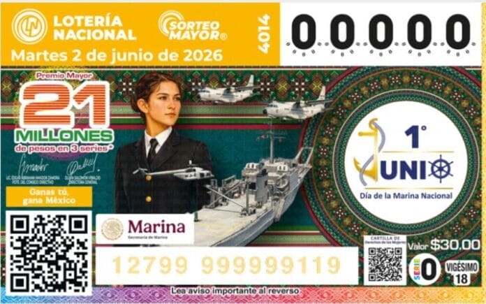 Resultados del Sorteo Mayor 4014 de la Lotería Nacional del 2 de junio de 2026 Premio mayor de 21 millones de pesos entregado en el Sorteo Mayor 4014