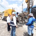 Cecilia Patrón acumulación de agua